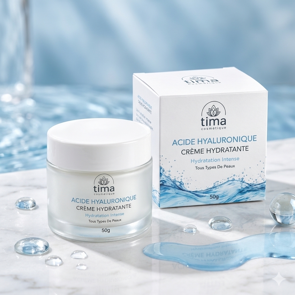 Crème hydratante Acide Hyaluronique (50 ml)